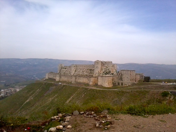 Syria zamek krzyzowcow Krak des Chevaliers rowniez zbombardowany